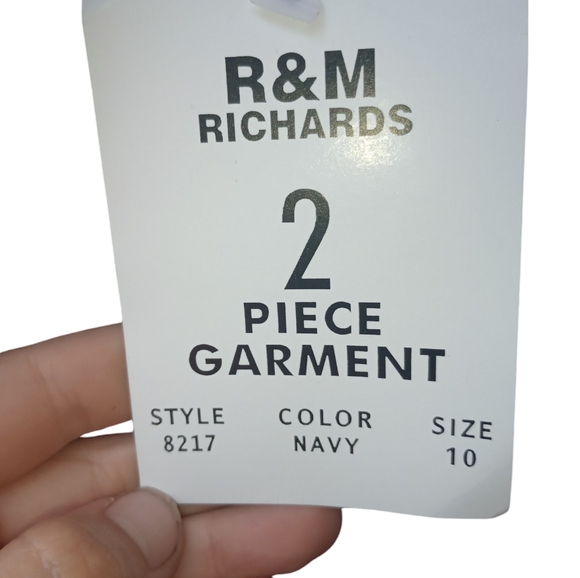 NWT R&M Richards size 10 blue formal dress - Picture 3 of 4